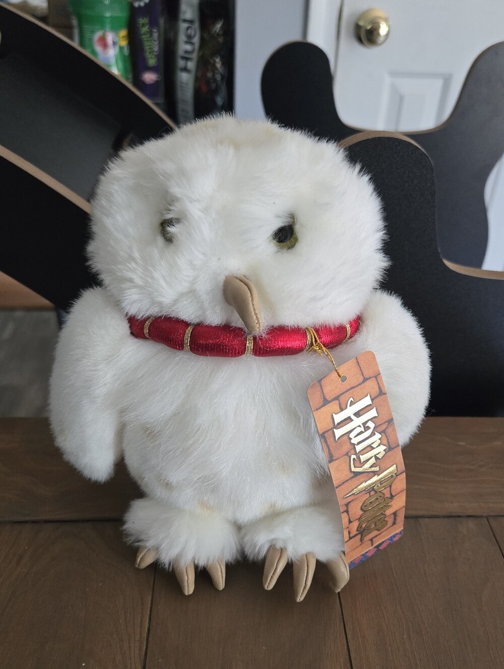 Vintage Harry Potter Hedwig Owl Plush Gund 2000 New With Tags Y2k